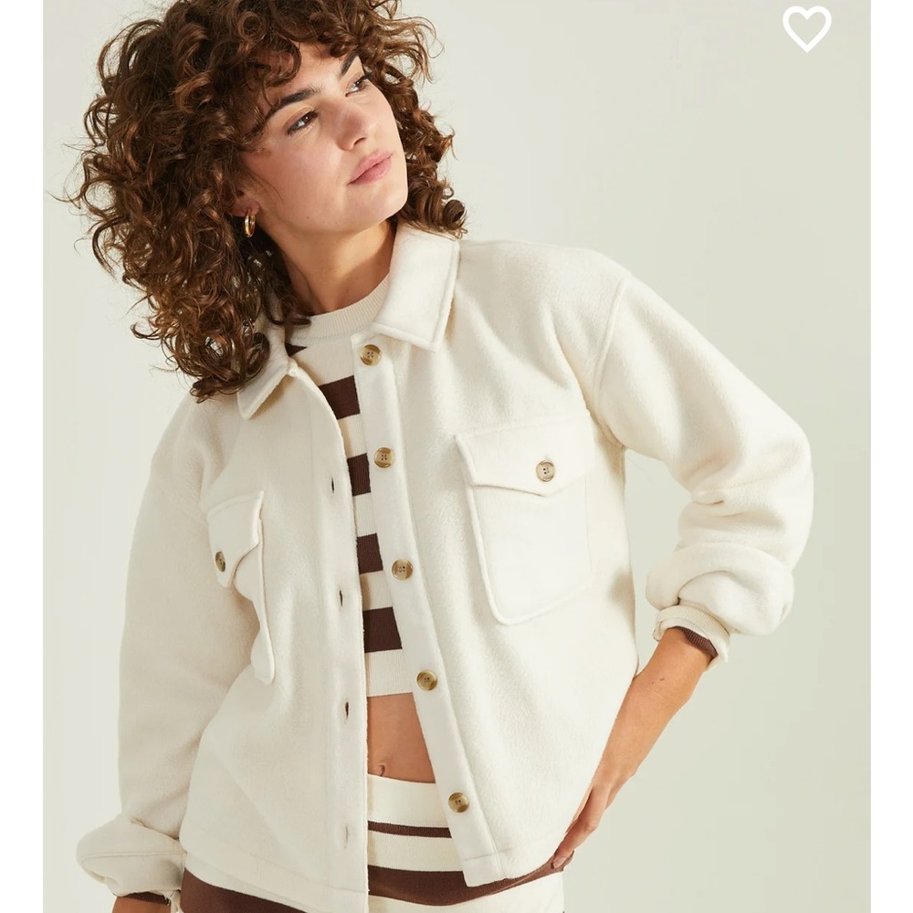 Altar’d State Fable Cropped Shacket Size S